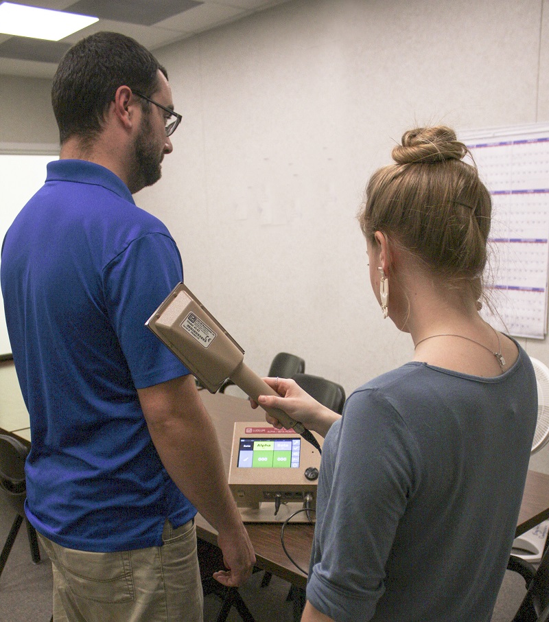 Ludlum model 3277/1 frisker PEO Radiation Technology