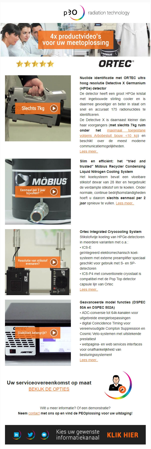 NEWSLETTER: Golden Standard™ • 4× (r)evolutionaire meetoplossingen • Ortec