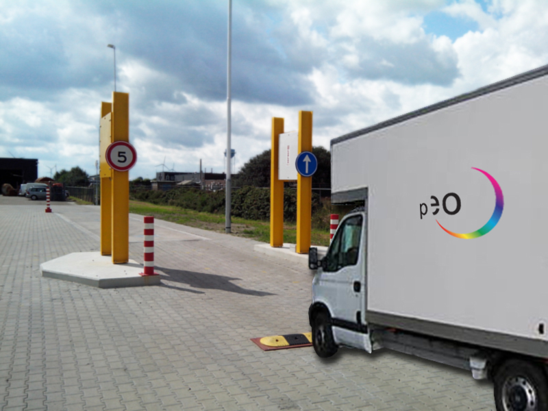 PEO vrachtwagen poortdetector